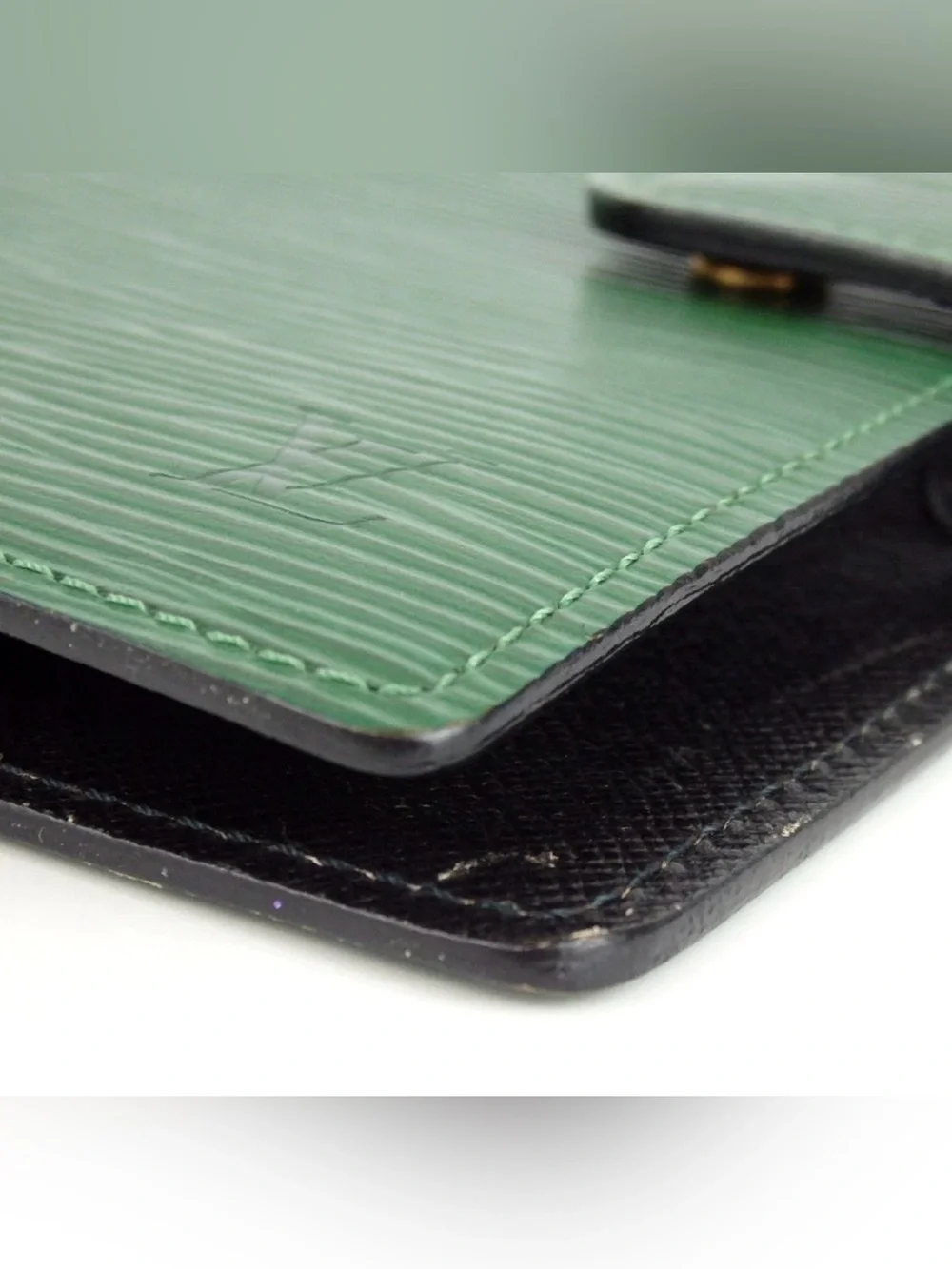 Louis Vuitton Green Epi Agenda PM Authentic